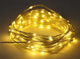 Lichterkette mit 100 warm weißen LED