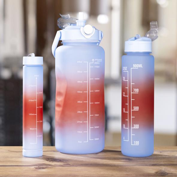 Sport Trinkflaschen 3er Set