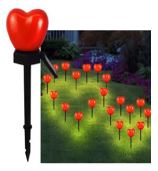 LED-Solar Gartenstecker Herz