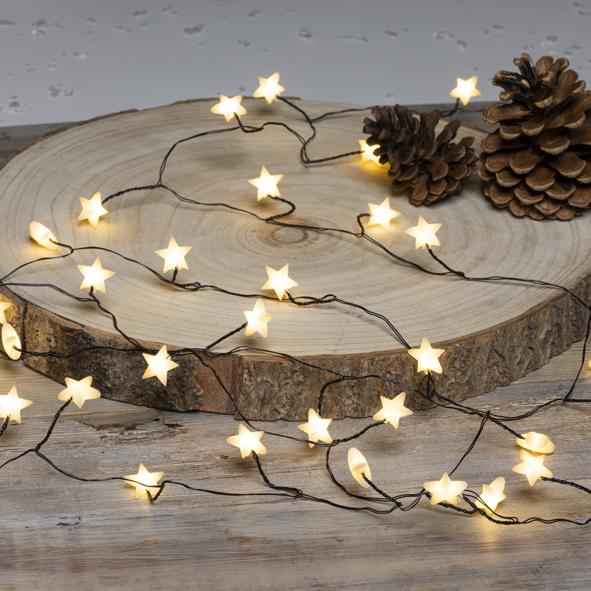 Lichterkette Sterne