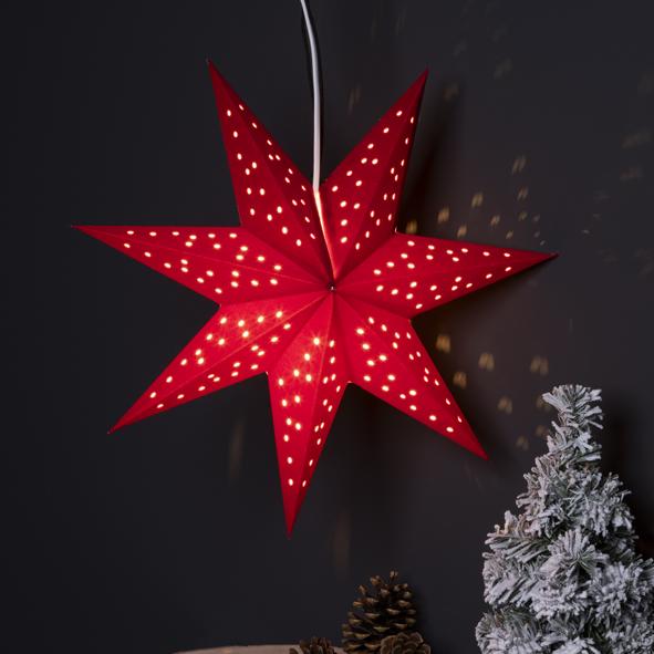 Papierstern zum Aufhängen