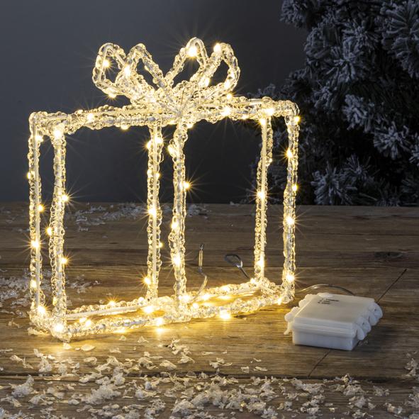 LED Geschenkbox mit 80 LED & Timer