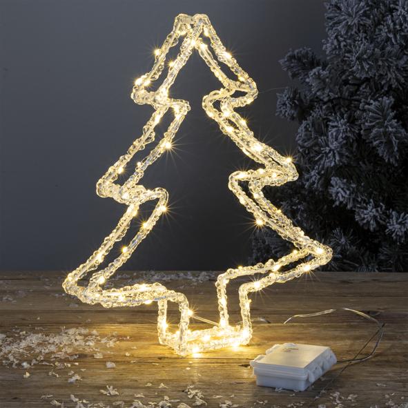 LED Weihnachtsbaum mit 80 LED & Timer
