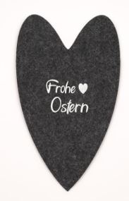 Filz-Bestecktasche "Frohe Ostern" 4er Set