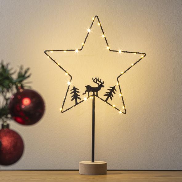 LED Stern Tischleuchte