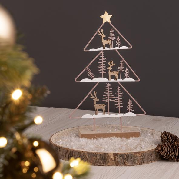 Weihnachtsbaum aus Metall