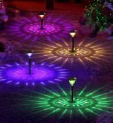 LED Solar Wegleuchten mit Schattenmuster