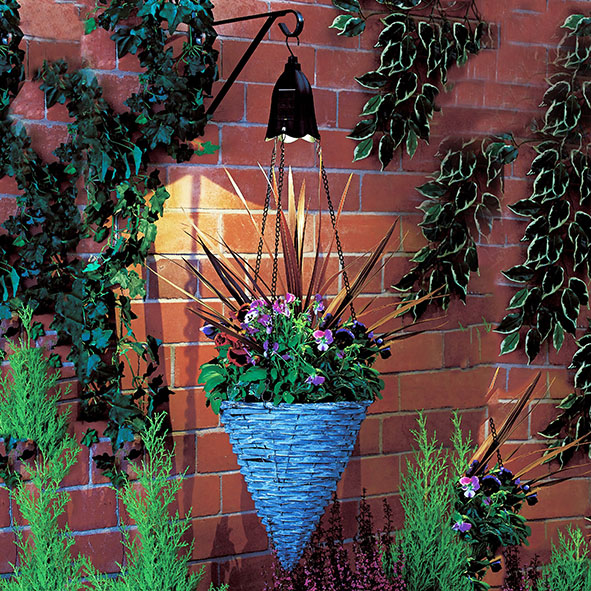 LED Solar Blumentopf-Lampe