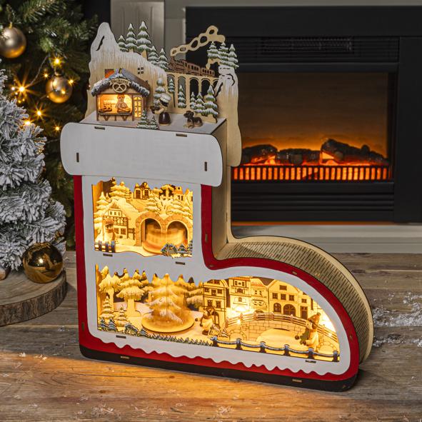 Weihnachtsdeko aus Holz