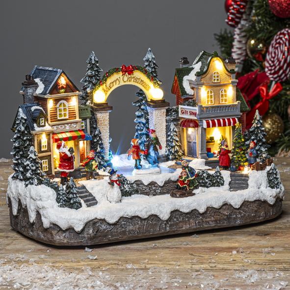 Beleuchtete Weihnachtsstadt