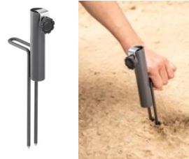 Schirmständer mit Erdspieß