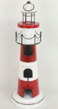 Gartendekoration Leuchtturm