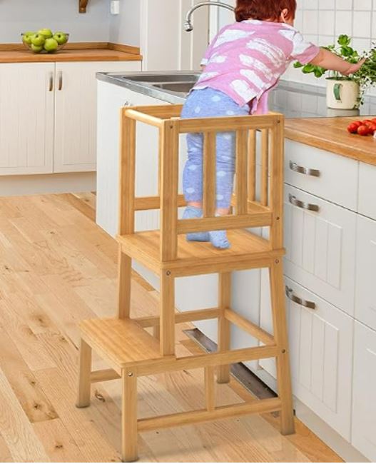 Lernturm aus Kiefernholz, FSC