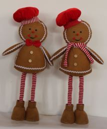 Lebkuchenfiguren mit Teleskopbeinen