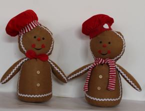 Lebkuchenfiguren aus Filz