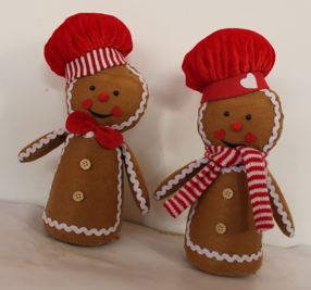 Lebkuchenfiguren aus Filz