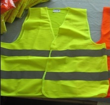 Warnweste mit Reflektorstreifen für Kinder