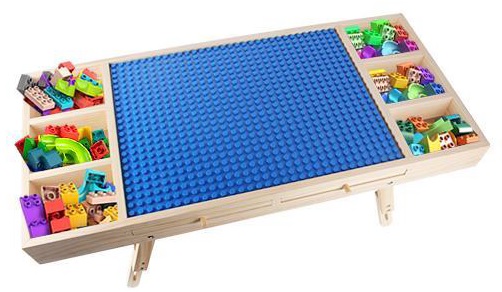 Puzzletisch für Bausteine, 2 in 1