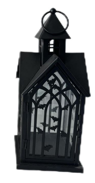 Halloween Laterne mit LED Kerze