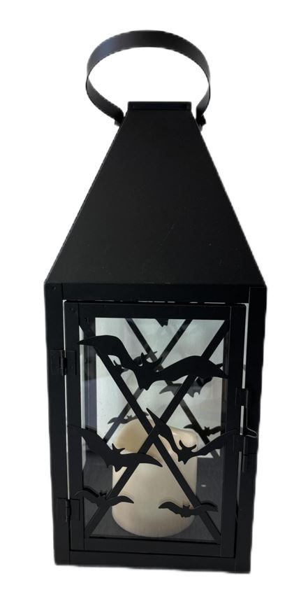 Halloween Laterne mit LED Kerze