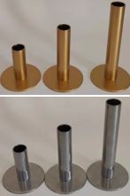 Kerzenhalter aus Metall, 3er-Set