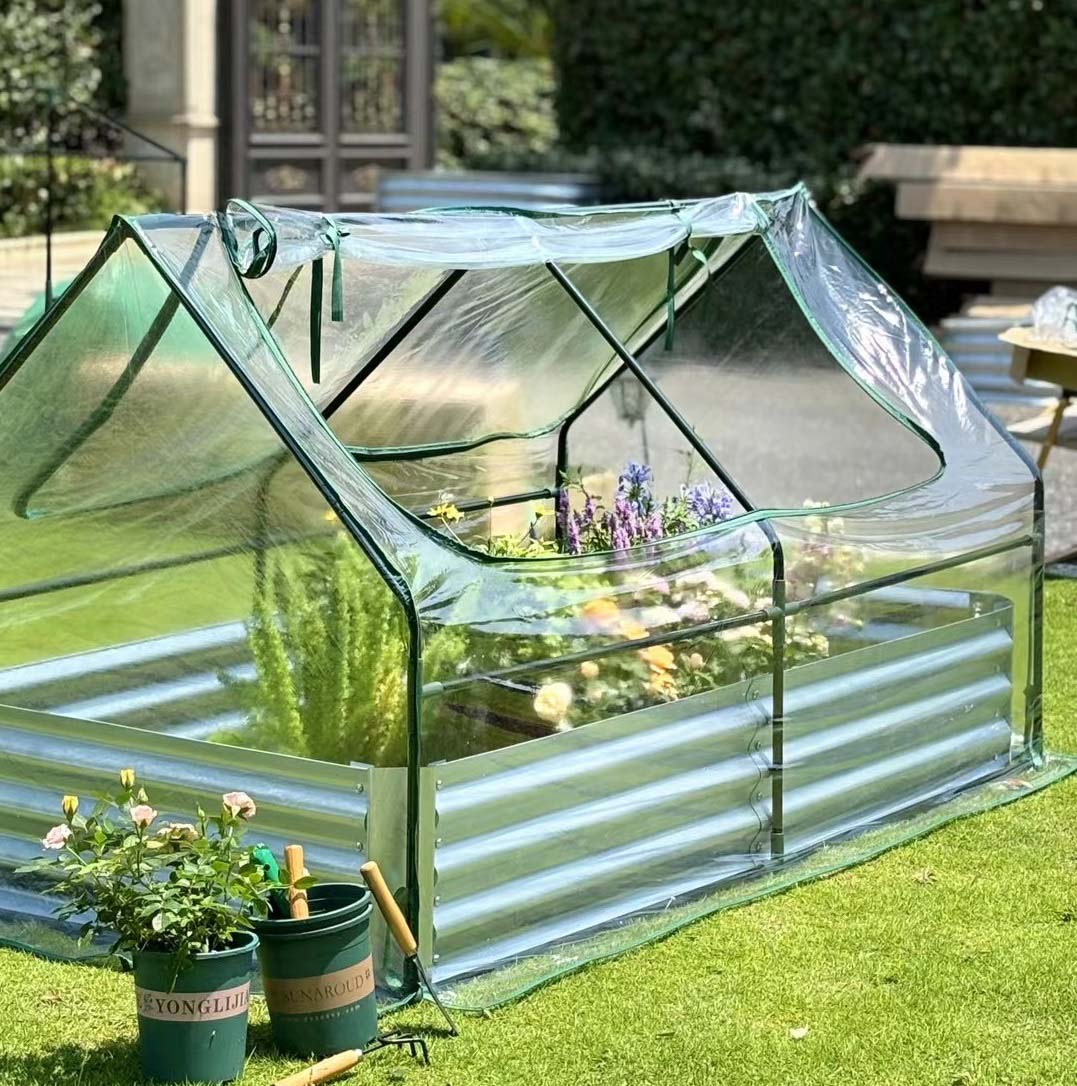 Hochbeet aus Metall, rechteckig