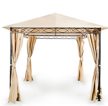 3x3m Pavillon mit Seitenteilen