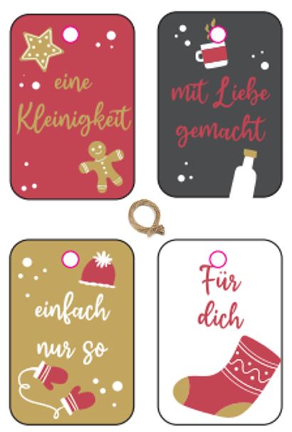 Anhänger, Geschenk, Kordel, eckig