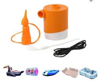 Akku betriebene Luftpumpe