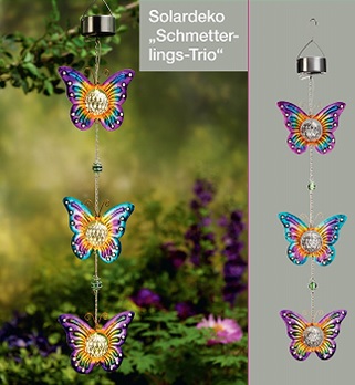 LED Solar Schmetterlinge