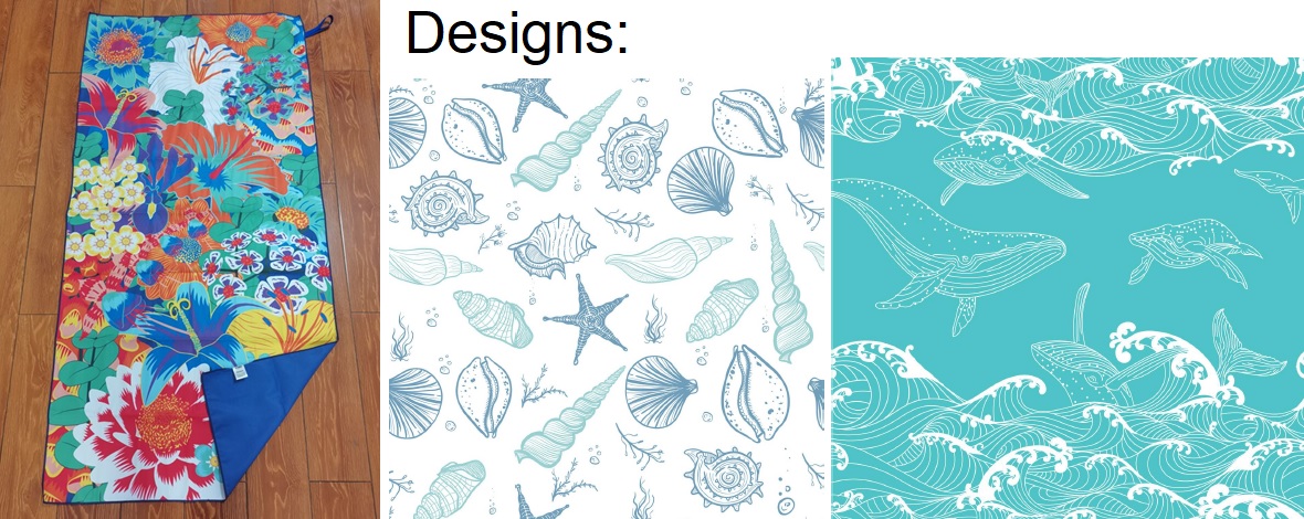 Strandhandtuch in 2 Designs