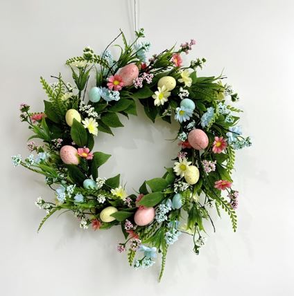 Osterkranz aus Kunstpflanzen