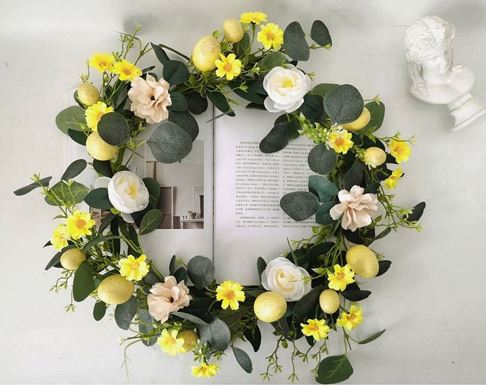 Osterkranz aus Kunstpflanzen