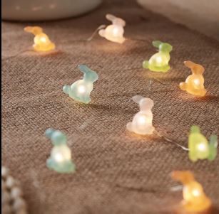 Oster Lichterkette mit Hasen Design