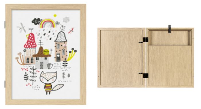 Bilderrahmen, Achiv, klappbar