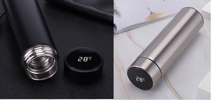 Thermobecher mit digitaler Gradanzeige