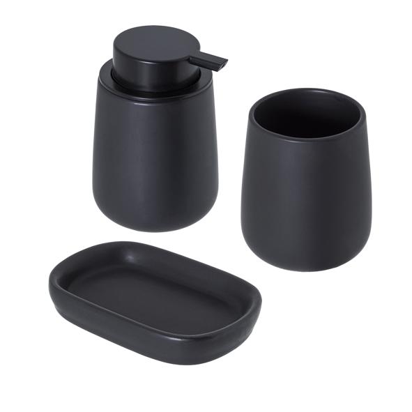 Badezimmer-Set, 3 tlg.