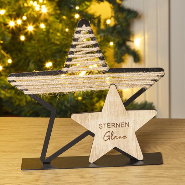 Weihnachtsdeko Metallstern