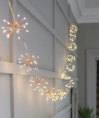 LED Lichterkette "Sternschnuppen",warmweiß