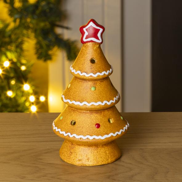 LED Tanne im Lebkuchendesign
