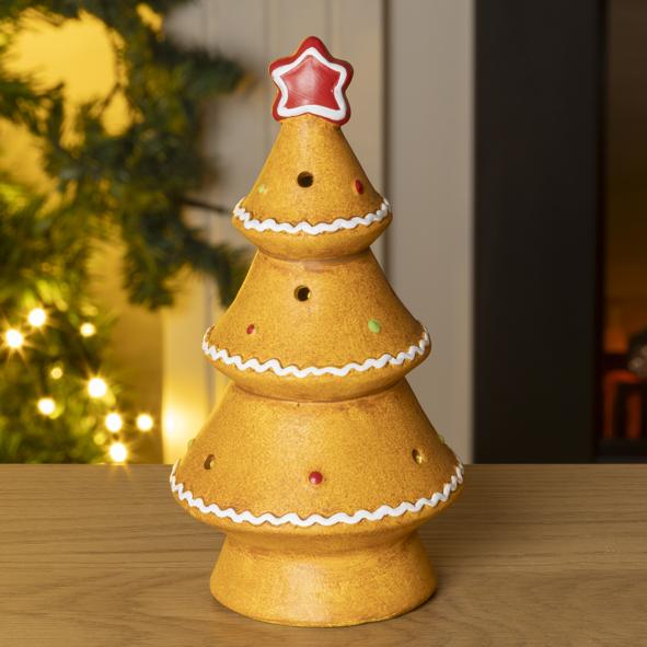 LED Tanne im Lebkuchendesign