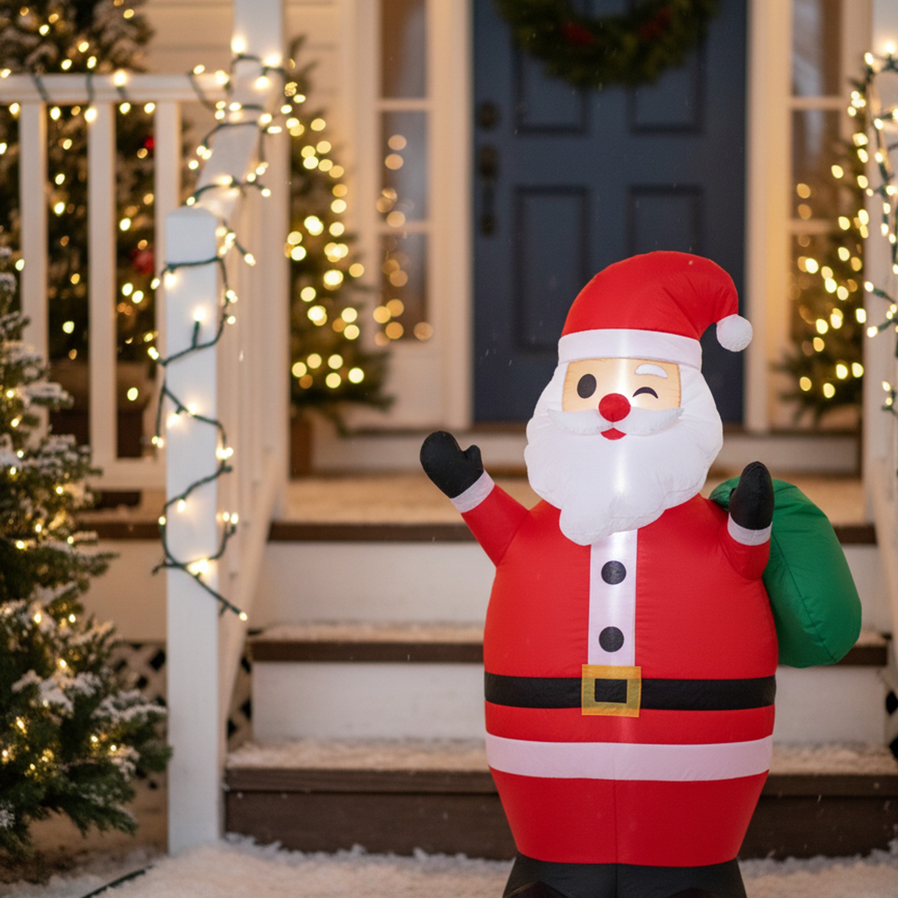 faltbarer LED Weihnachtsmann