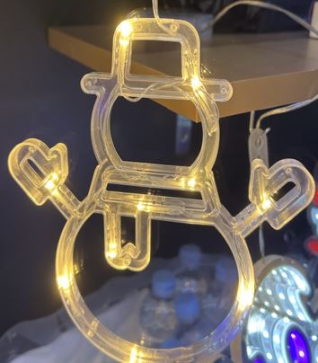 Fenstersilhouette "Schneemann"