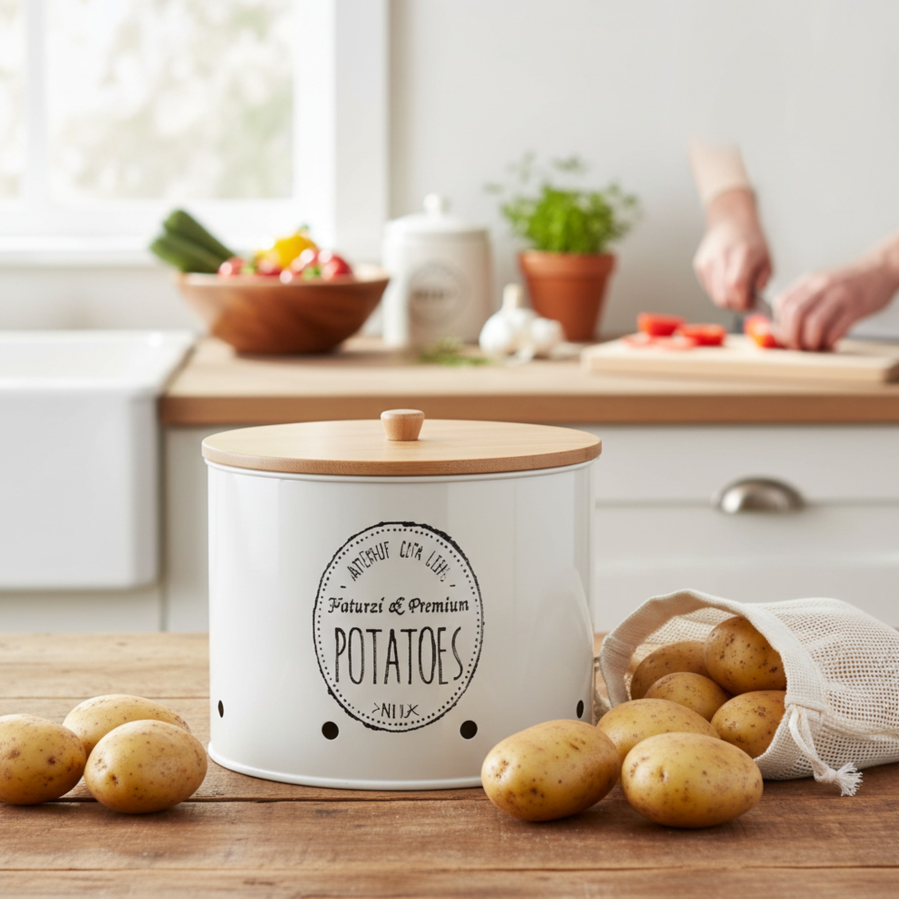 Vorratsdose, Kartoffeln