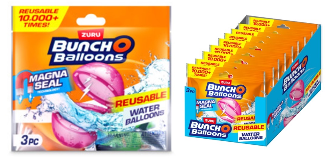 Wiederverwendbare Wasserbomben 3er Set