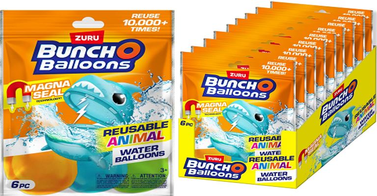 Wiederverwendbare Wasserbomben 6er Set