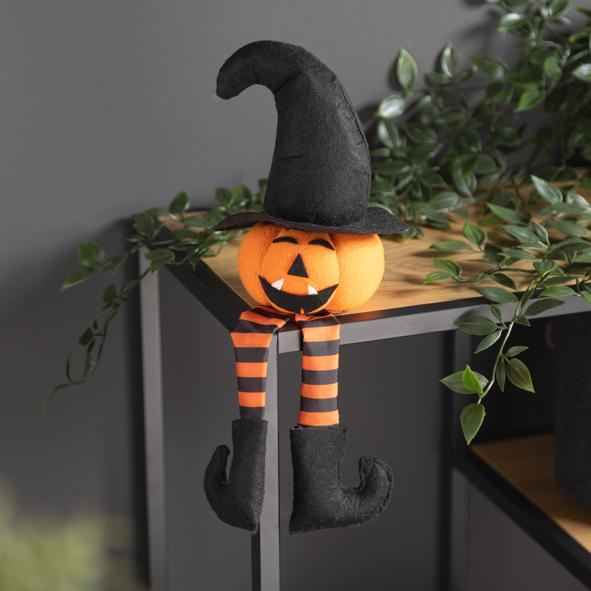 Halloweenwichtel Kürbis