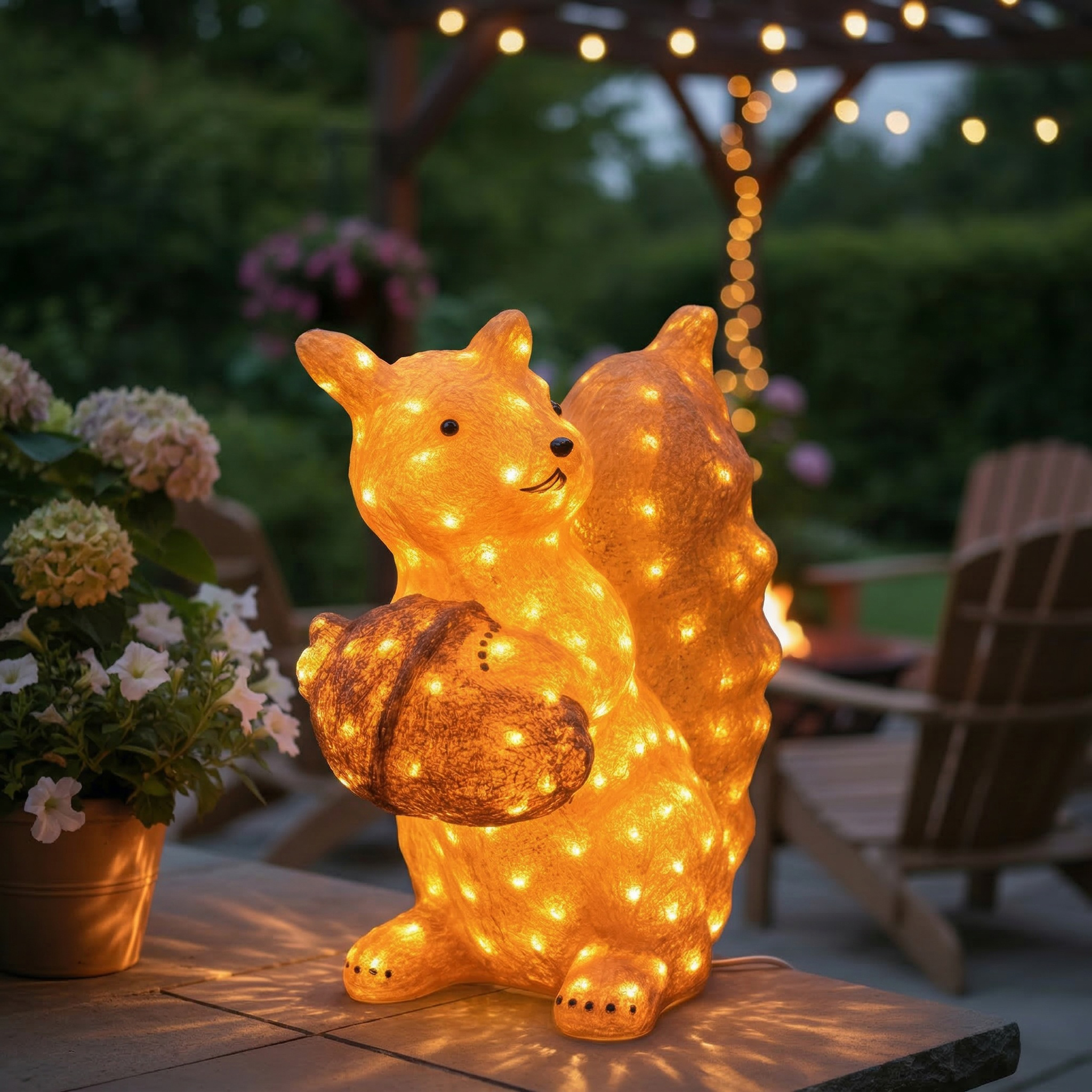 LED Deko Eichhörnchen