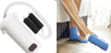 Anziehhilfe für Socken und Strümpfe