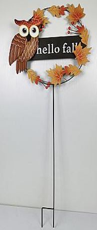 Gartenstecker ,,hello fall"